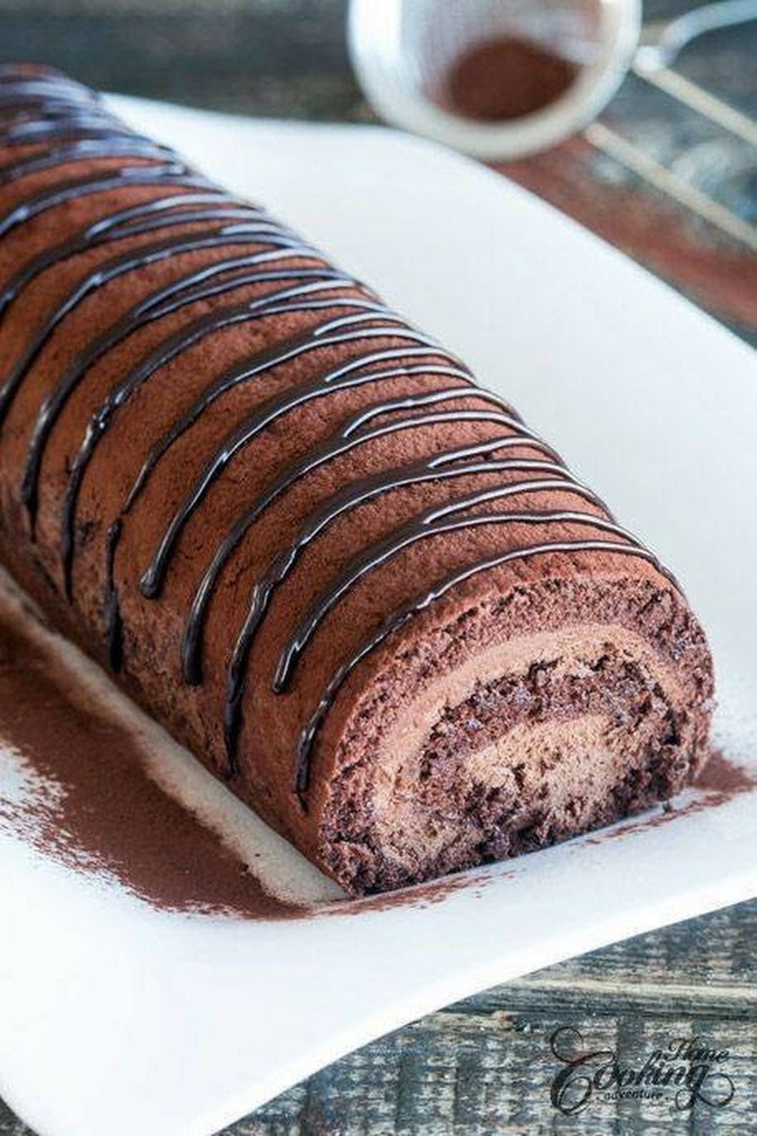 Швейцарский шоколадный рулет