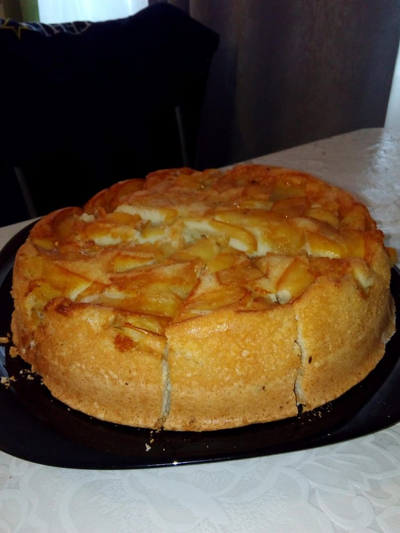 Яблочный пирог шарлотка