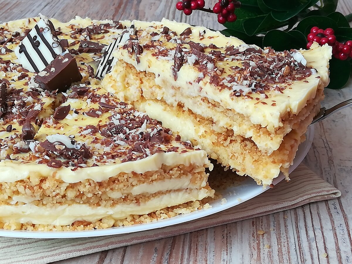 Бисквит на сметане