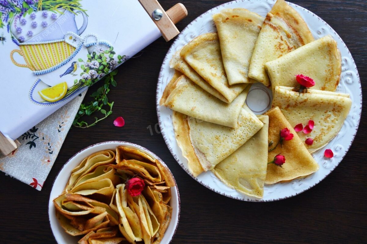 Блинчики с джемом