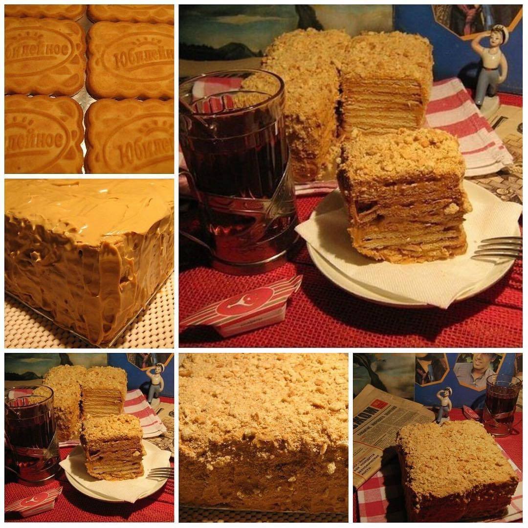 Тортик из печенья и сгущенки