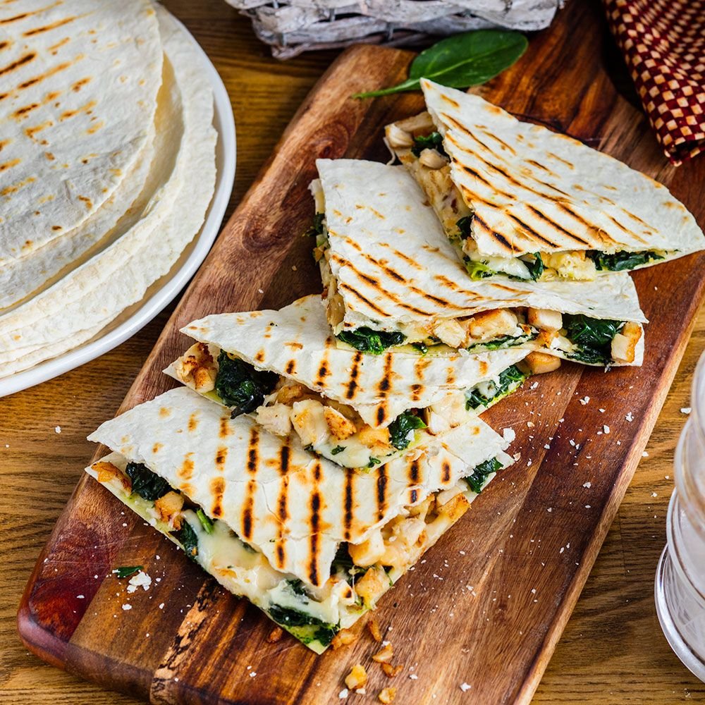 Мексиканская кесадилья с курицей