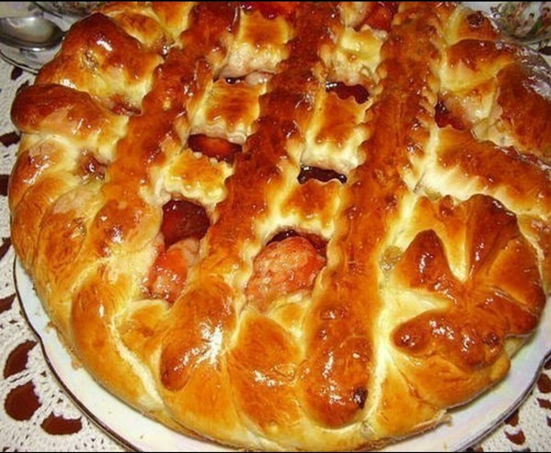 Солнце из дрожжевого теста