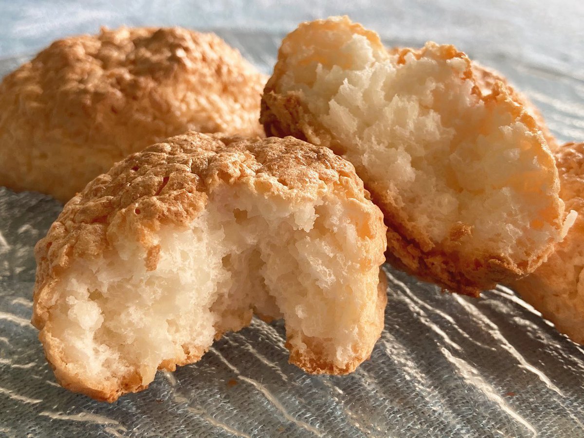 Мягкое печенье с кокосовой стружкой