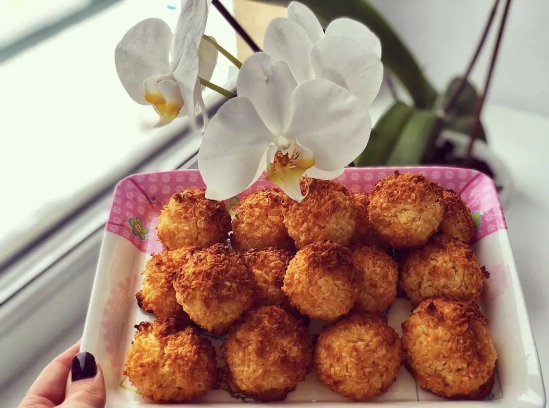 Печенье с кокосовой стружкой