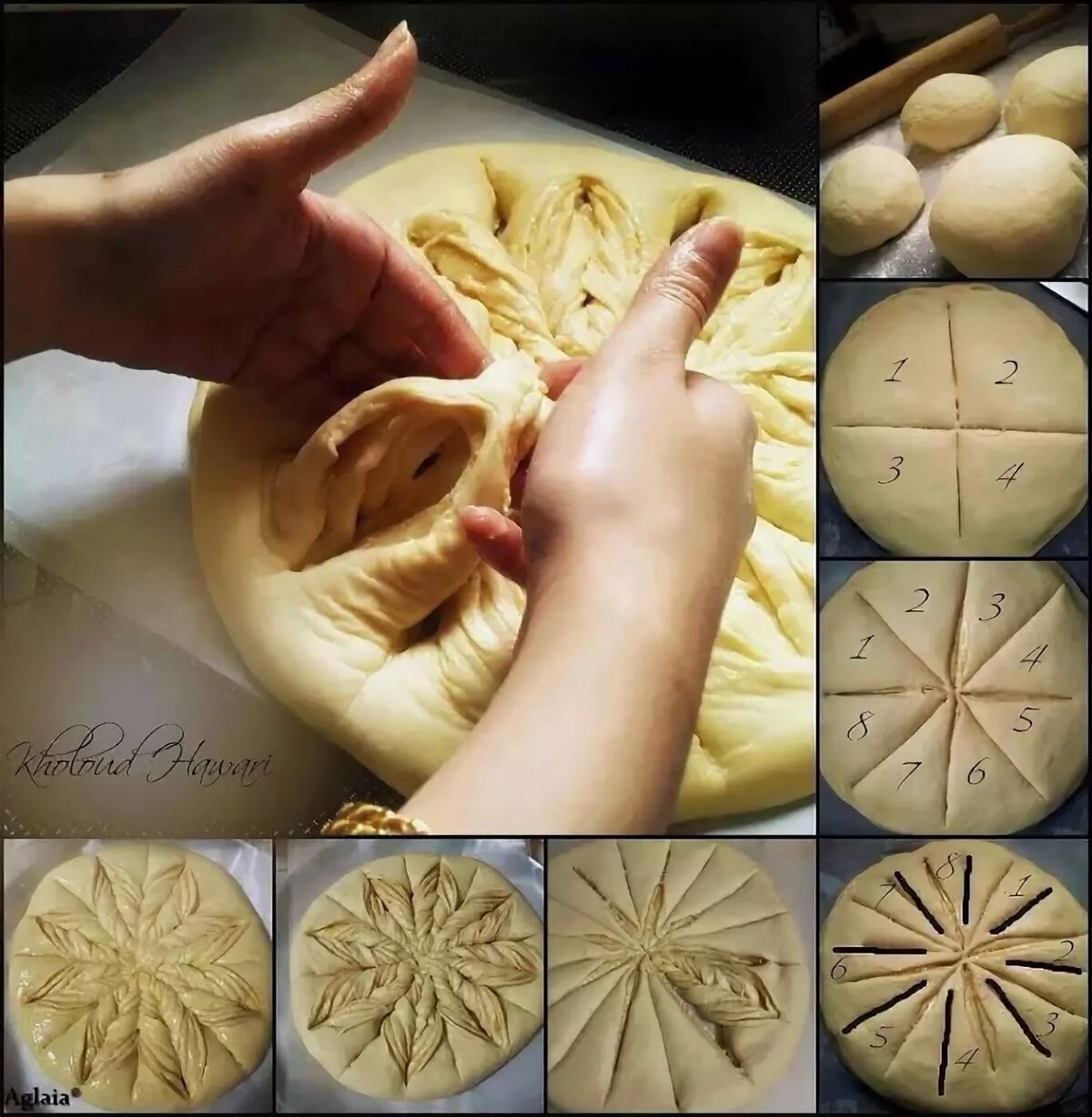 Украшение открытого пирога