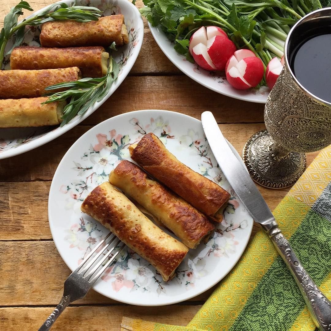 Блины с мясом