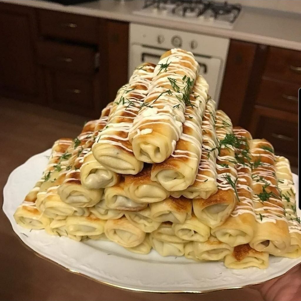 Блинчики с мясом