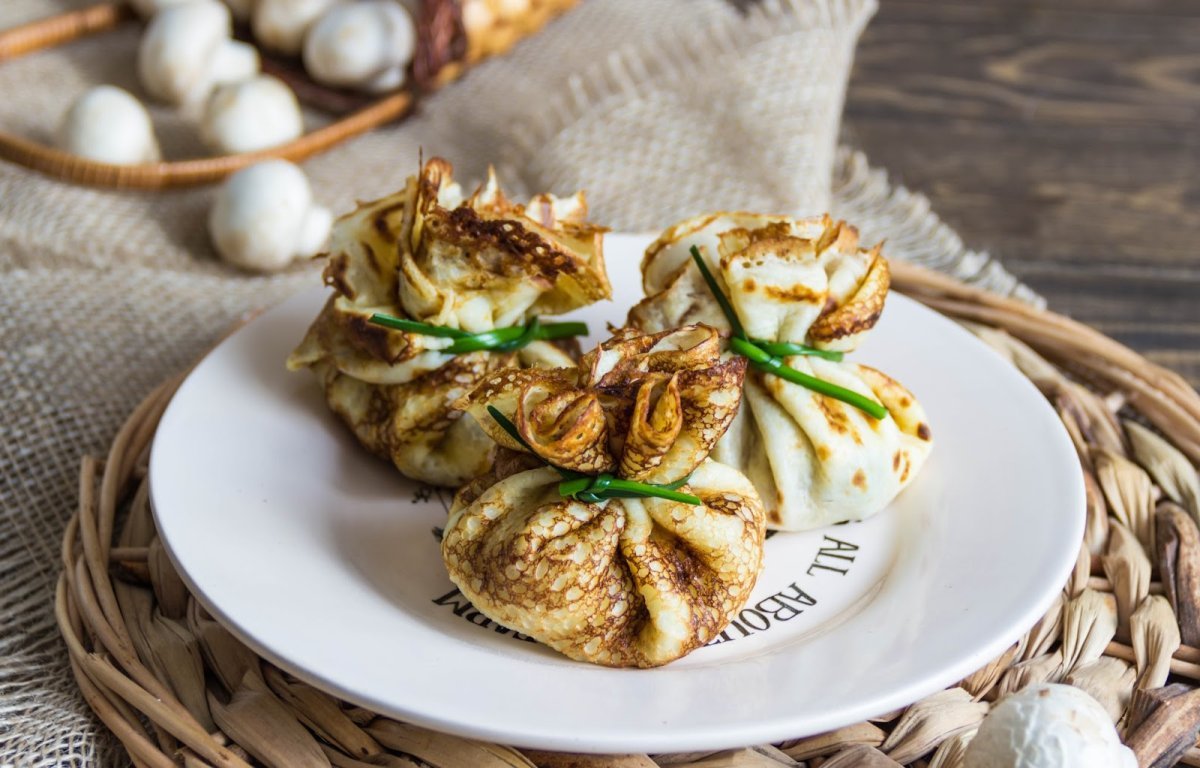 Блины с курицей