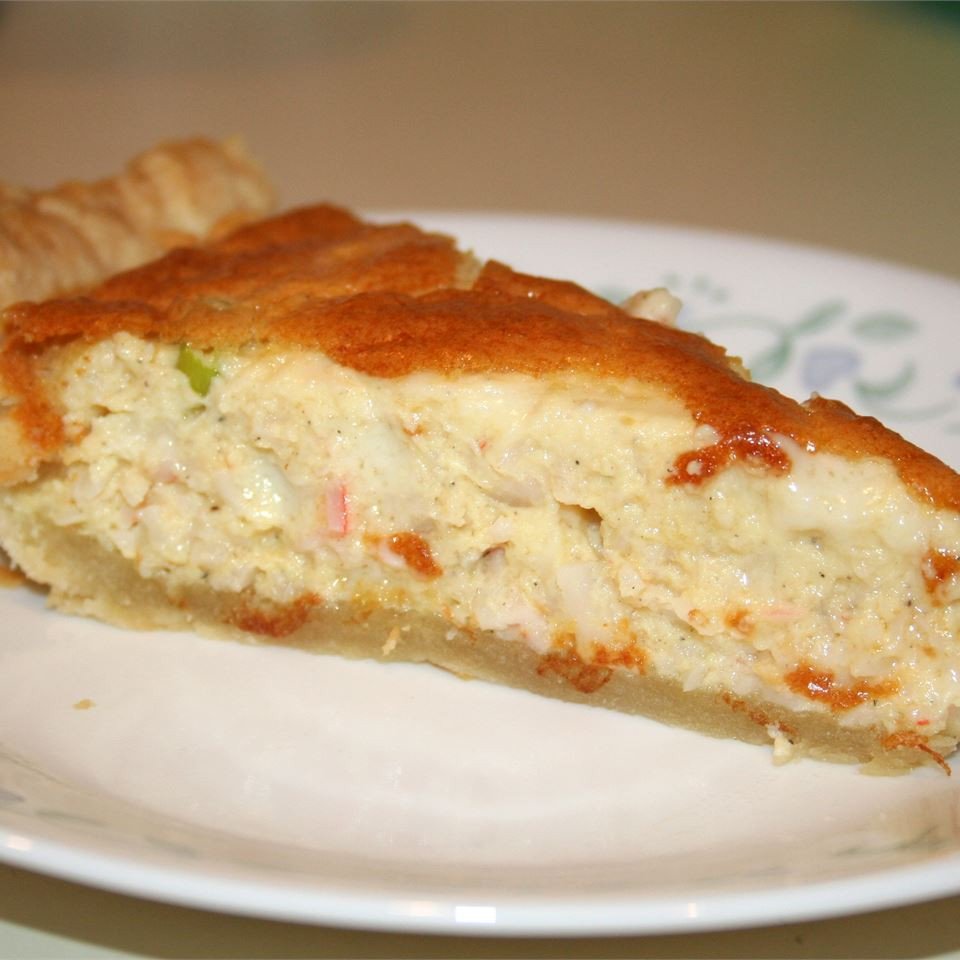 Пирог с крабовыми палочками