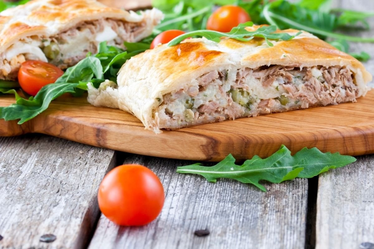 Рулет с рисом и тунцом