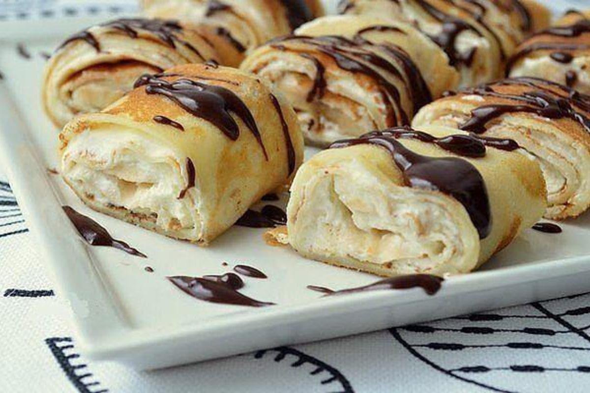 Закуска из блинов на праздничный
