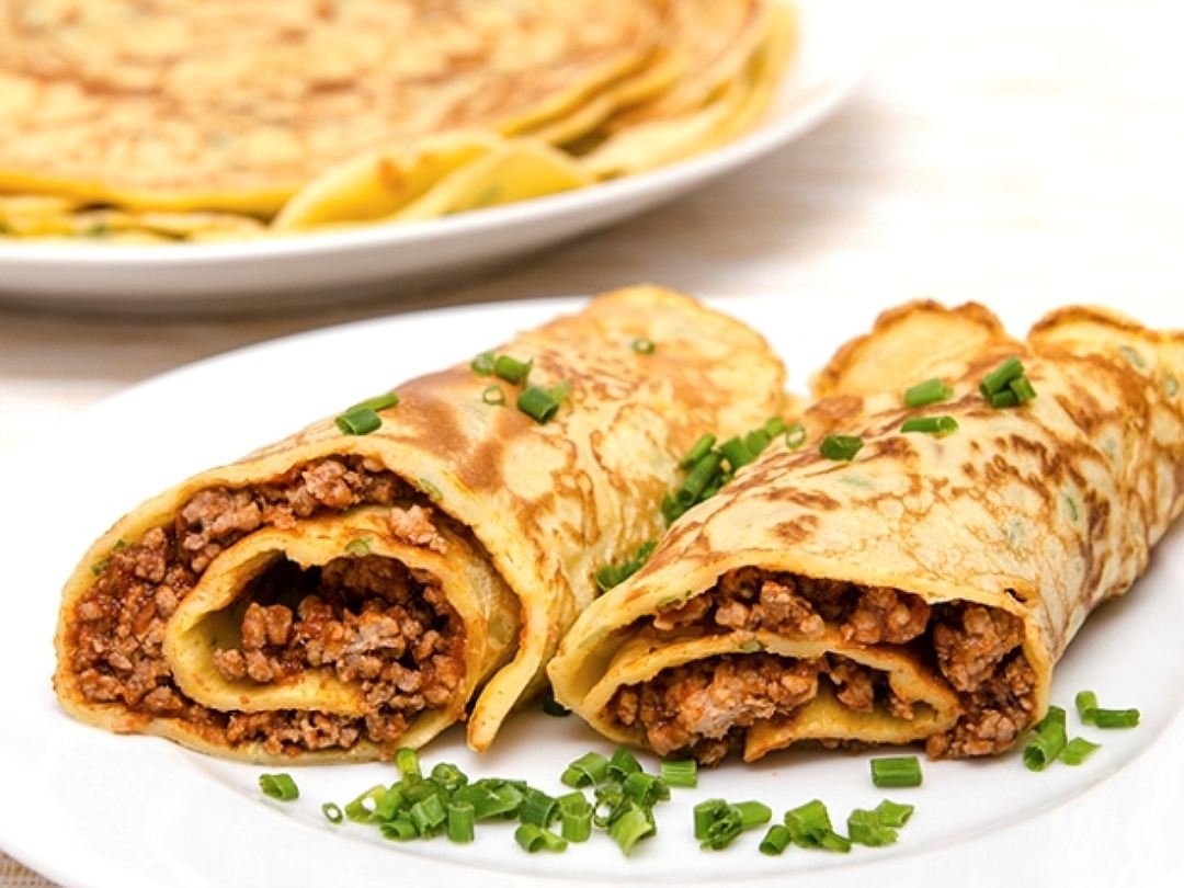 Блины с фаршем