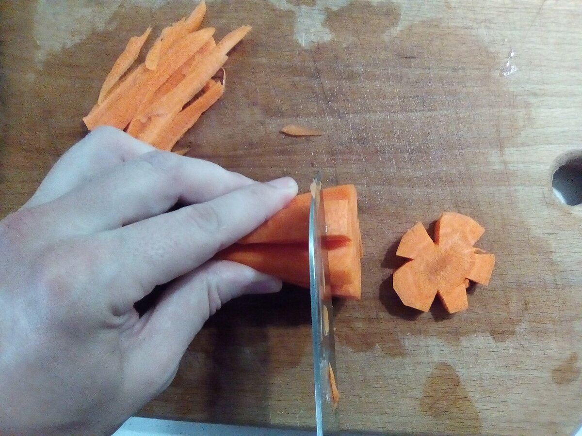Украшения из овощей