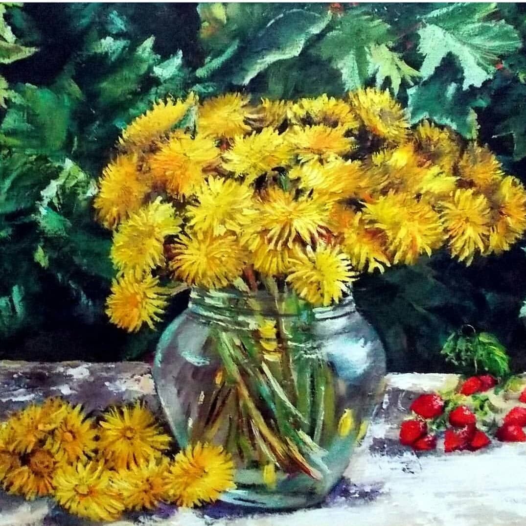 Открытки с одуванчиками