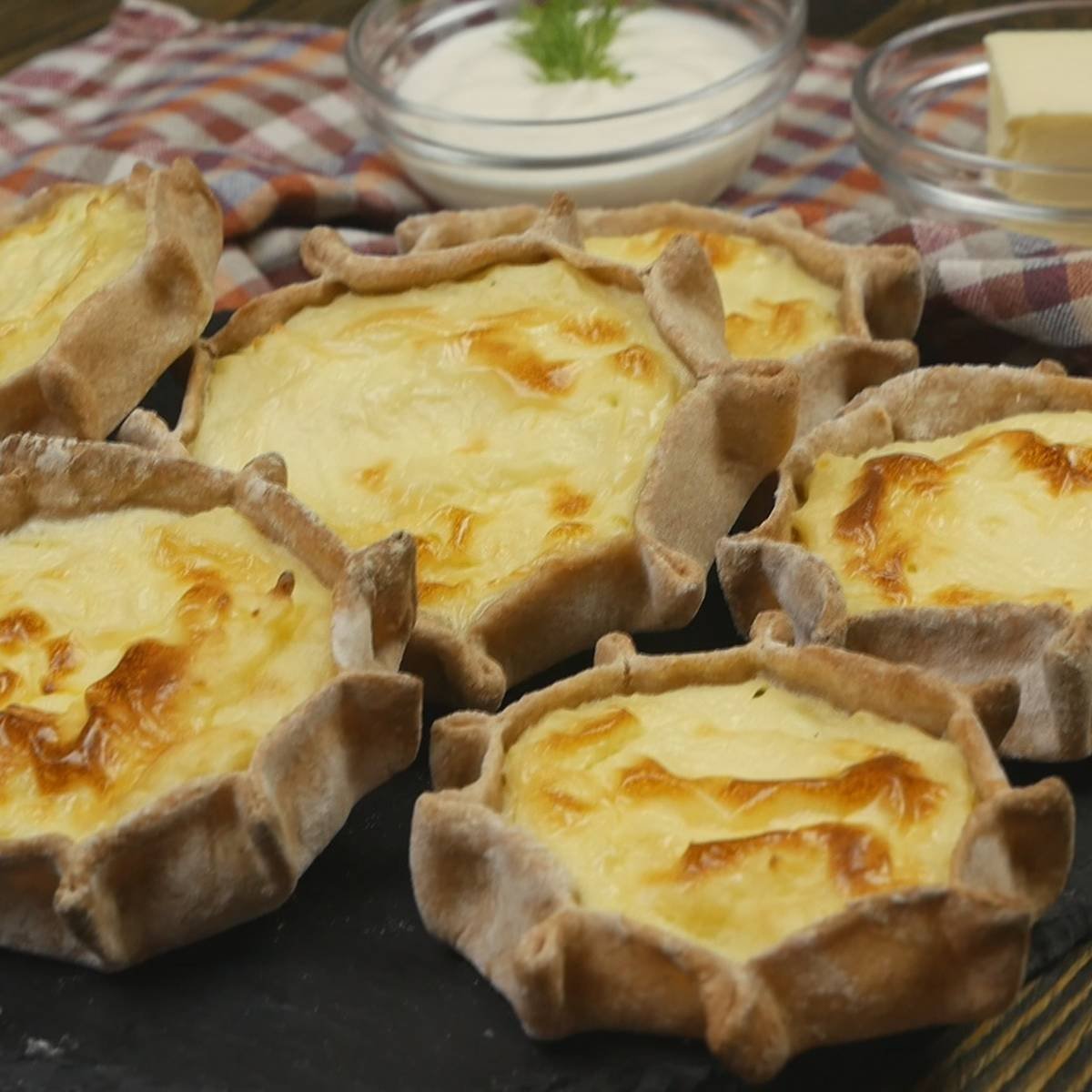 Калитки Карельские с картошкой