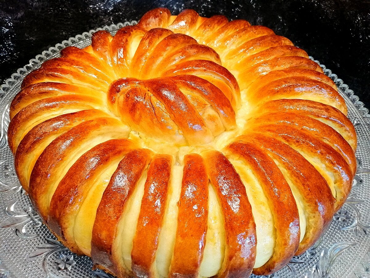 Пирог с желе и ягодами