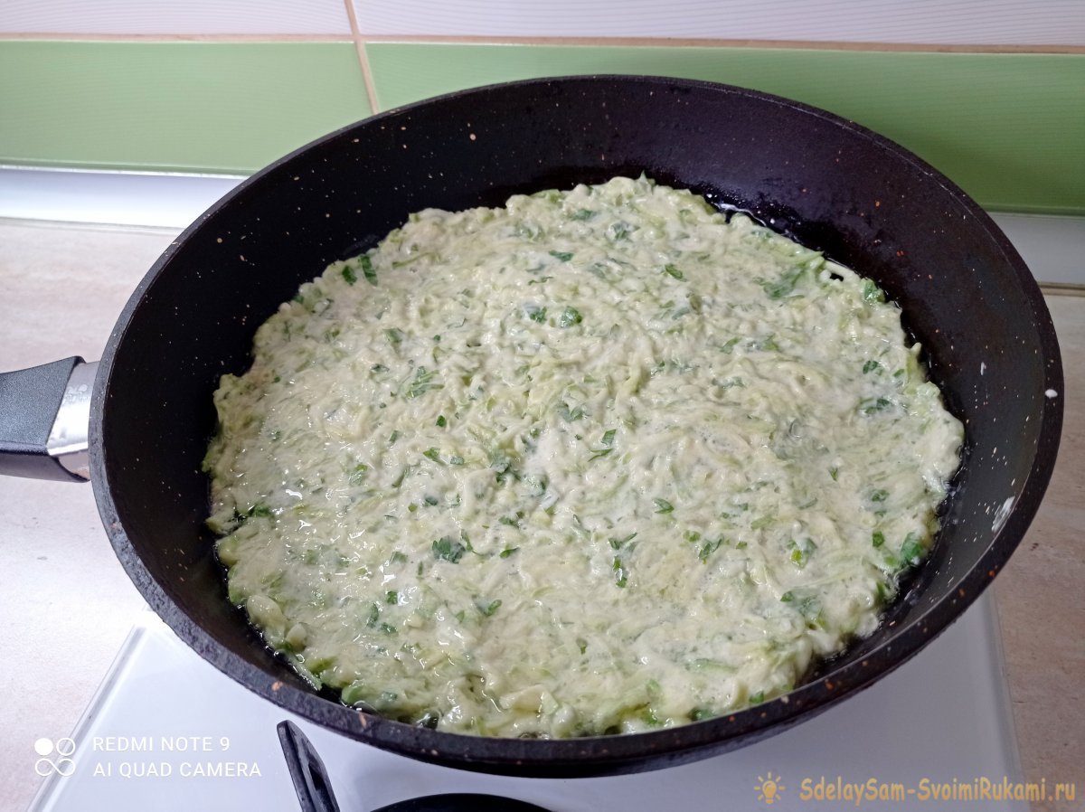 Блинчики с кабачков