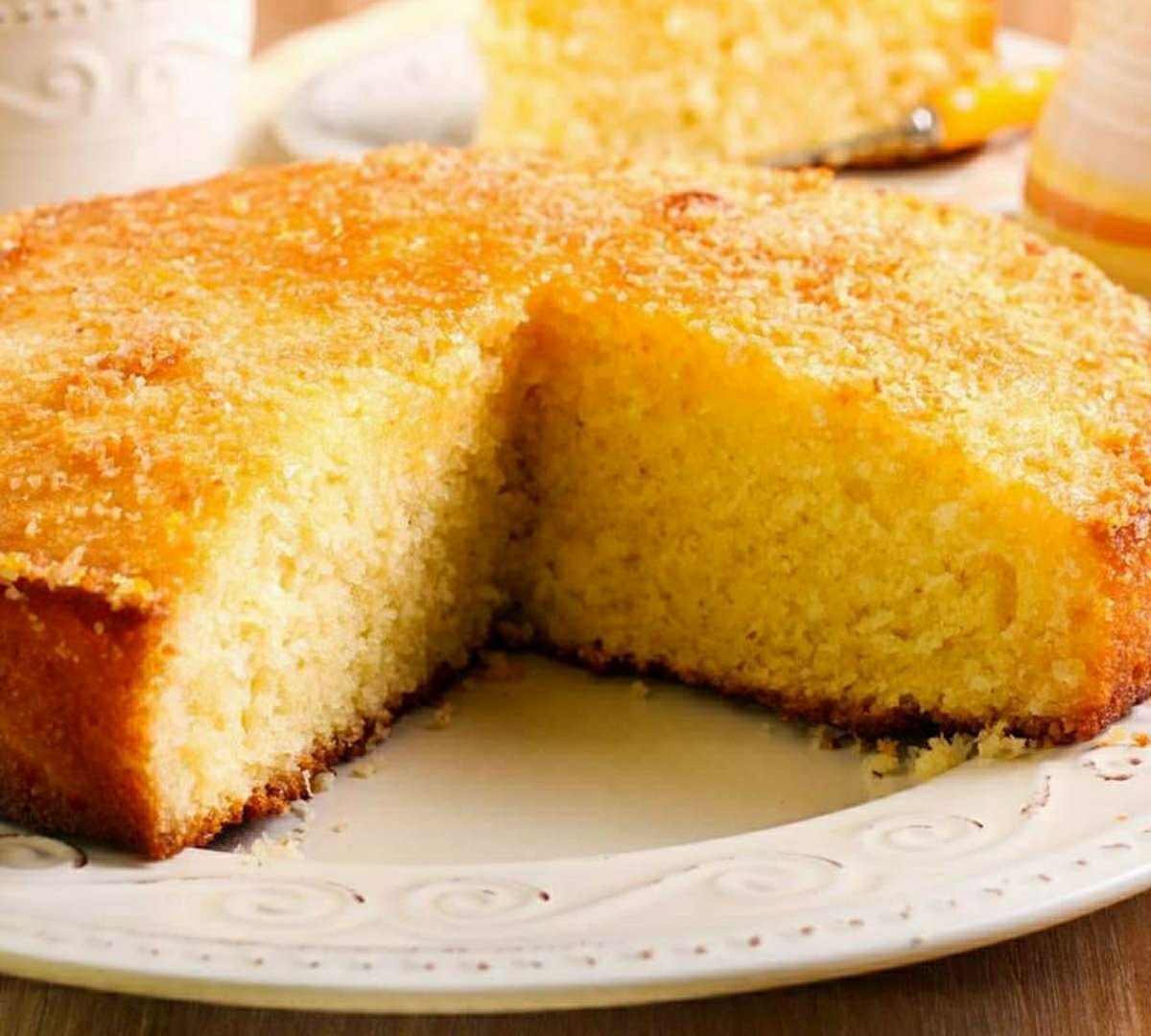 Пирог из кукурузной муки