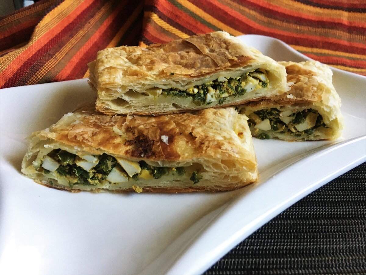 Рваный пирог из лаваша