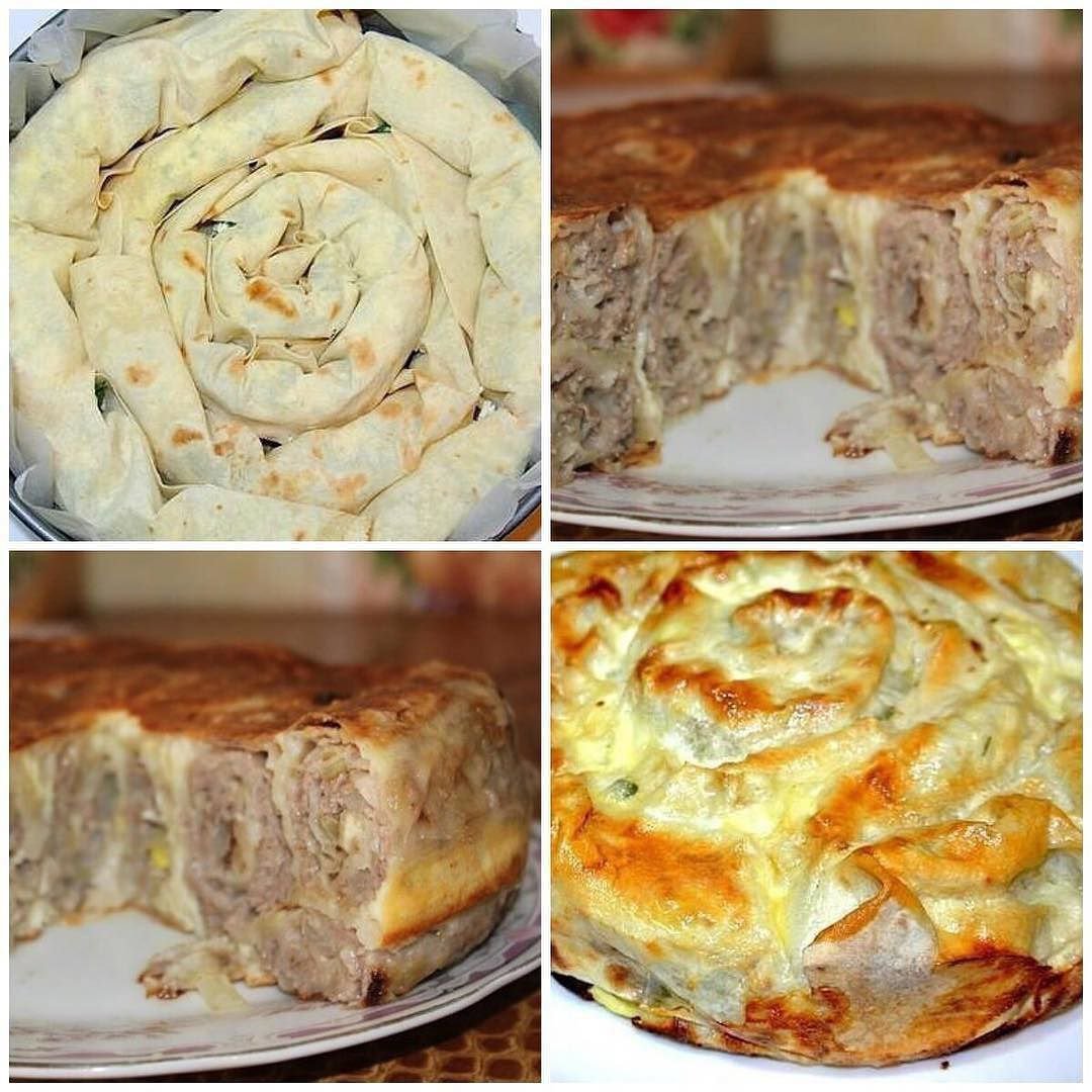 Лаваш с капустой в духовке с заливкой