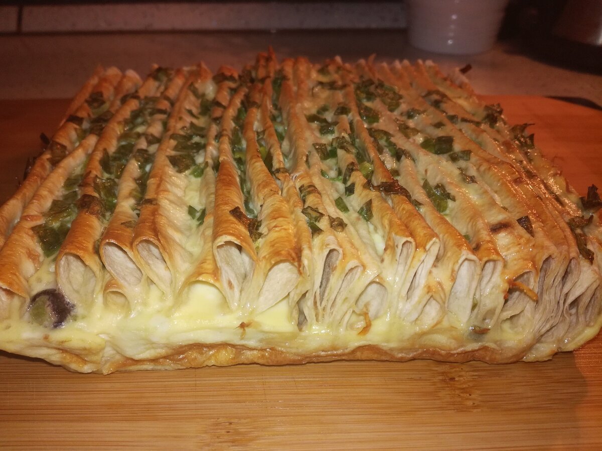 Красивый пирог из лаваша