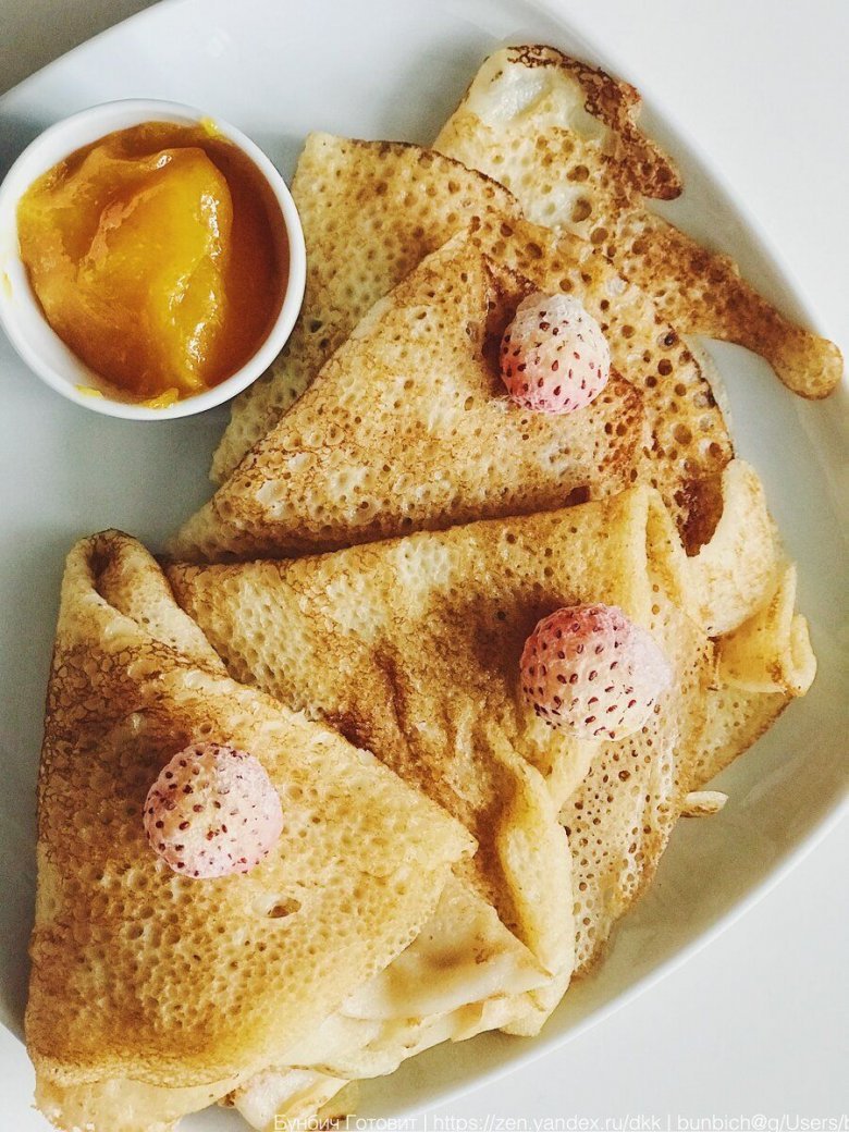 Блины на сыворотке