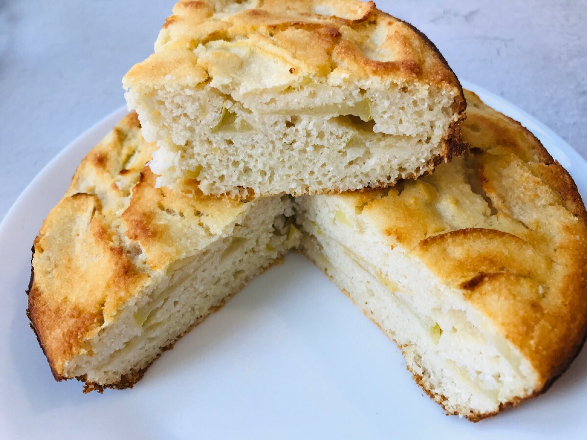 Овсяная шарлотка