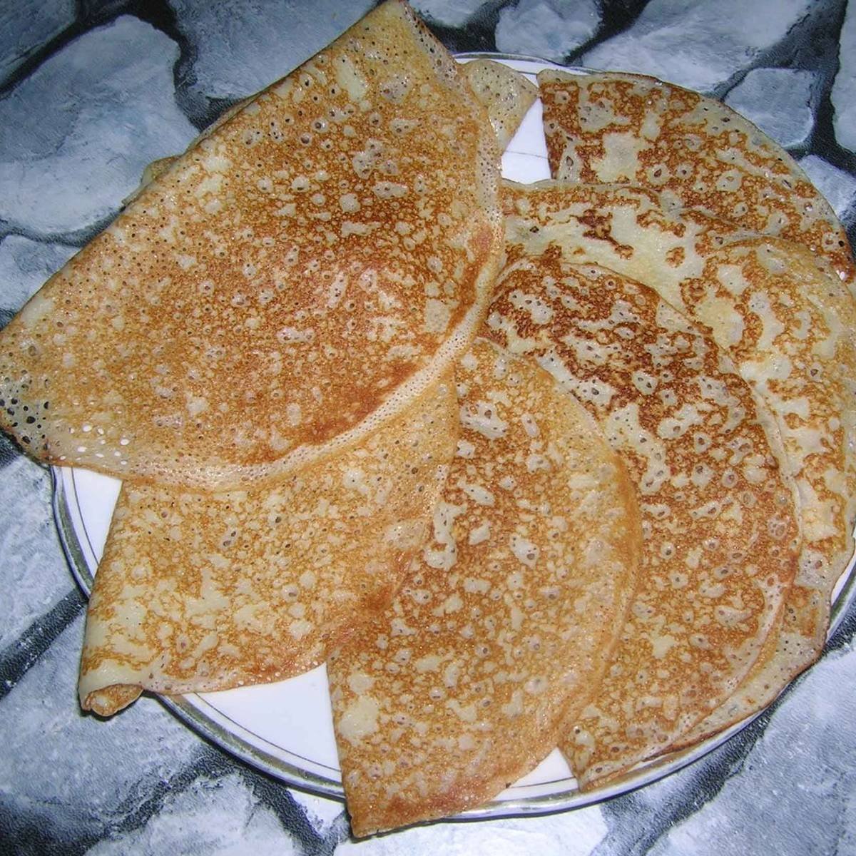 Блины с маслом