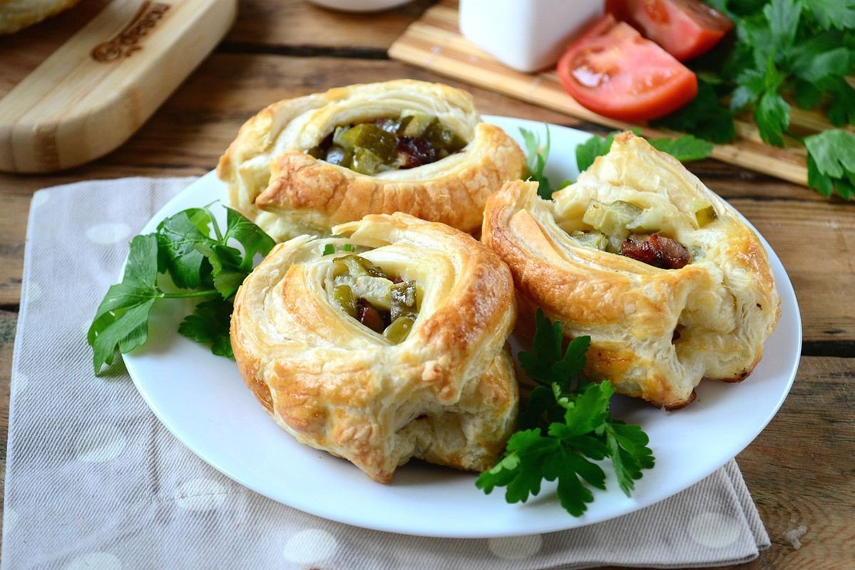 Лодочки с начинкой
