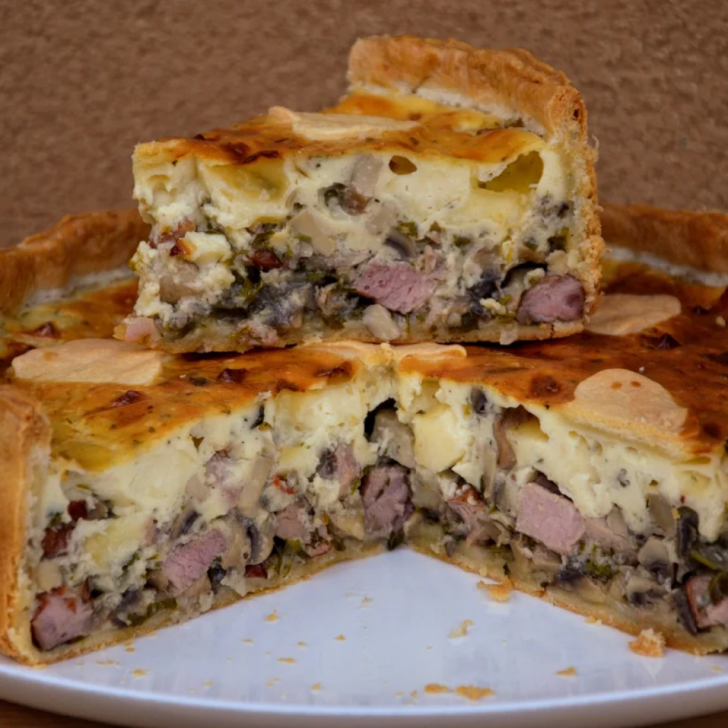 Пирог с капустой и зеленью