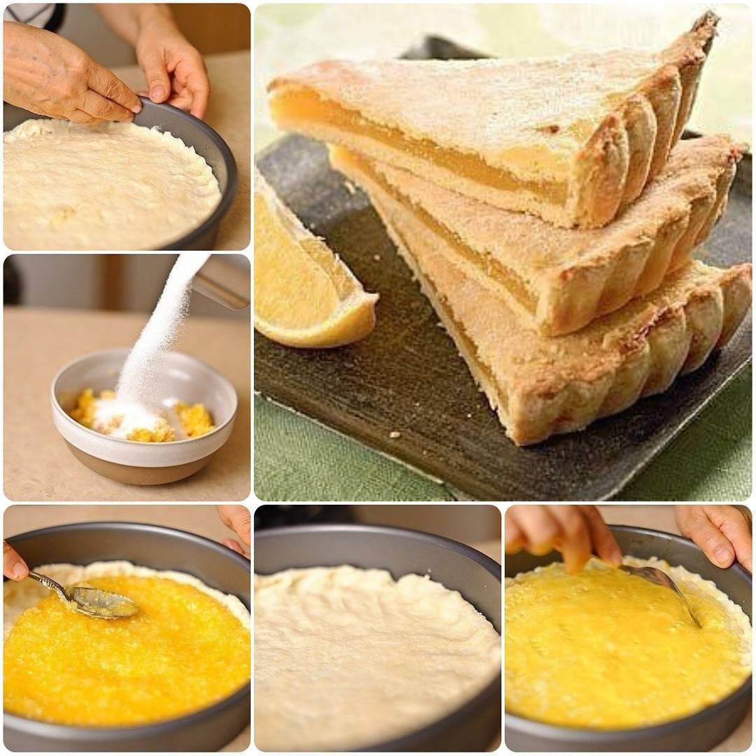 Торт лимонный с меренгой