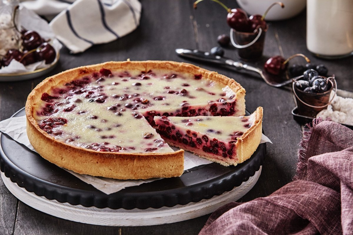 КИШ С курицей и грибами и сыром