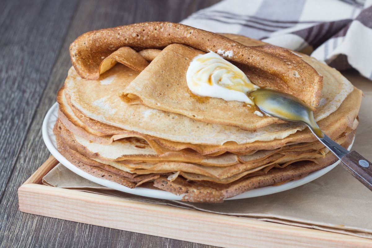 Блины с сыром