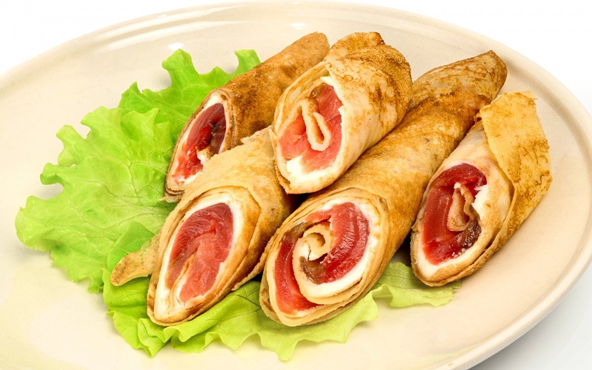 Блины с разными начинками