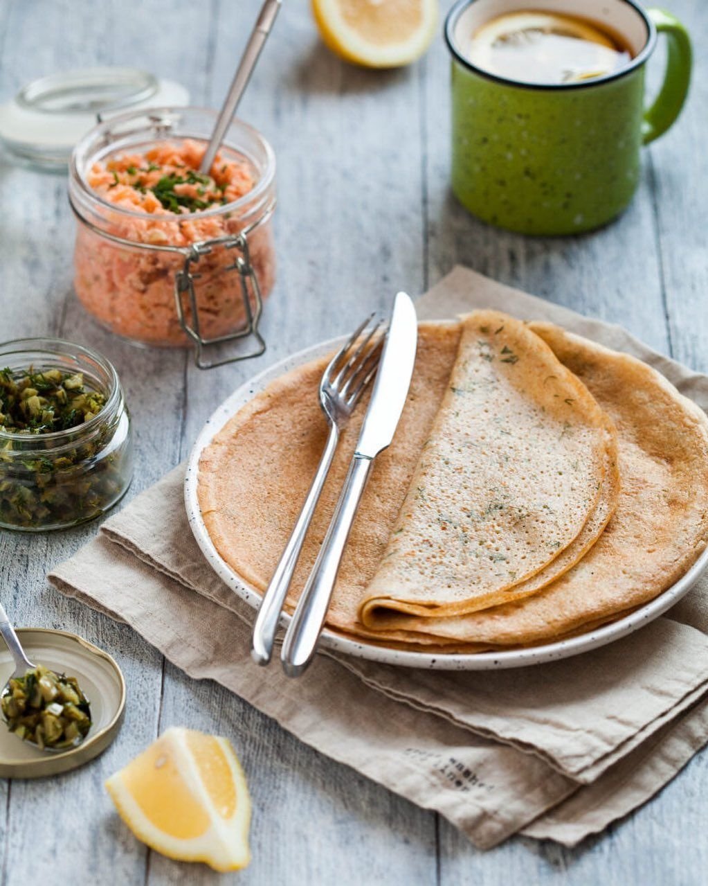 Блинчики с мясом