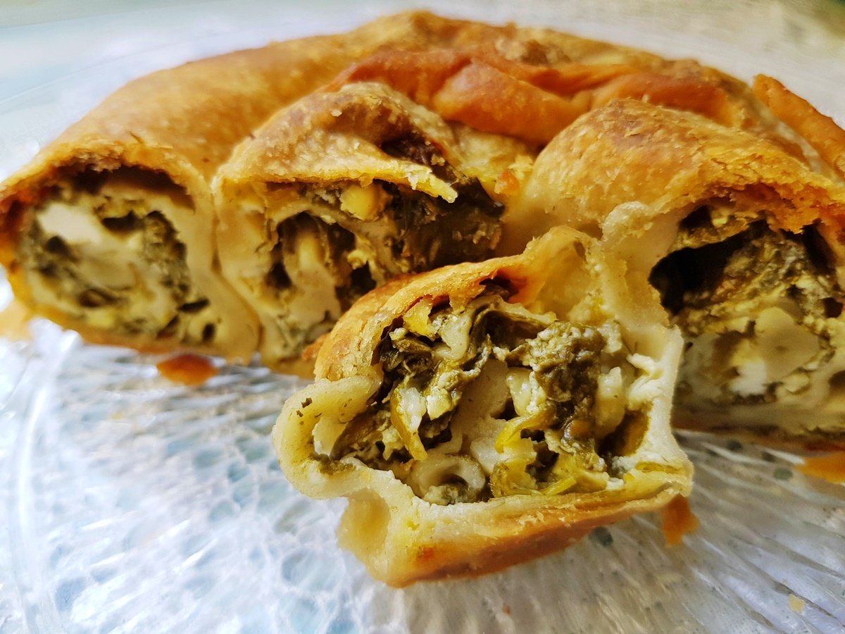 Пельменный пирог