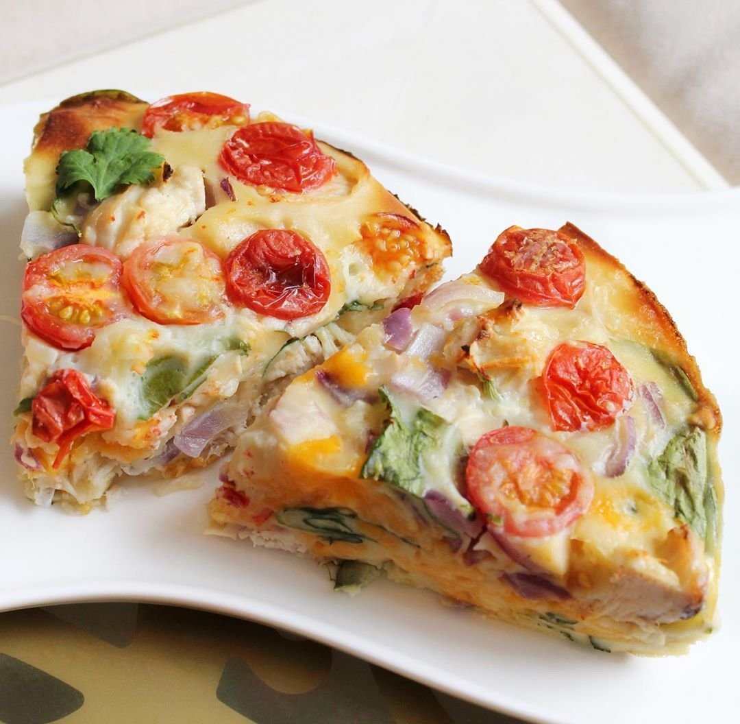 Заливной куриный пирог