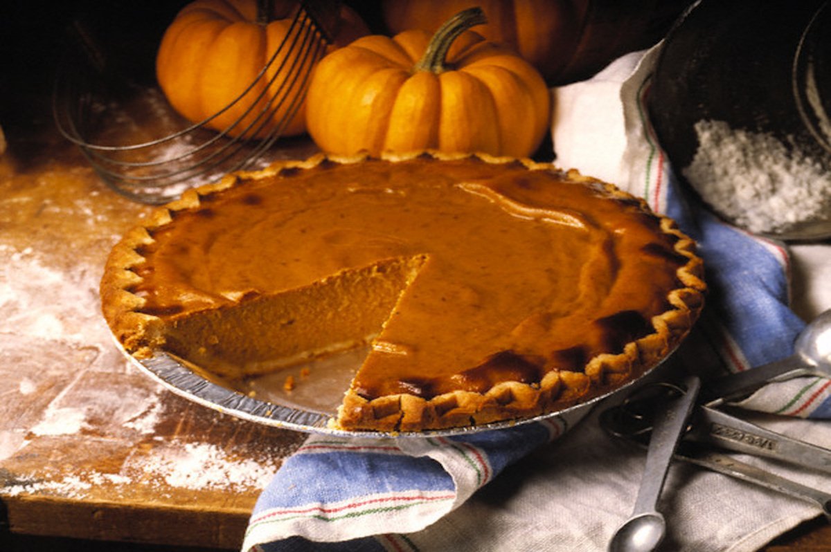 Thanksgiving Day тыквенный пирог