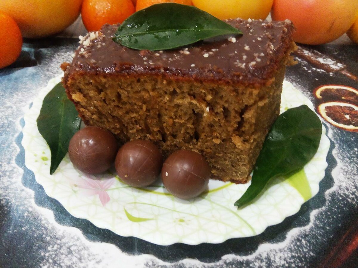 Кофейно-шоколадный пирог