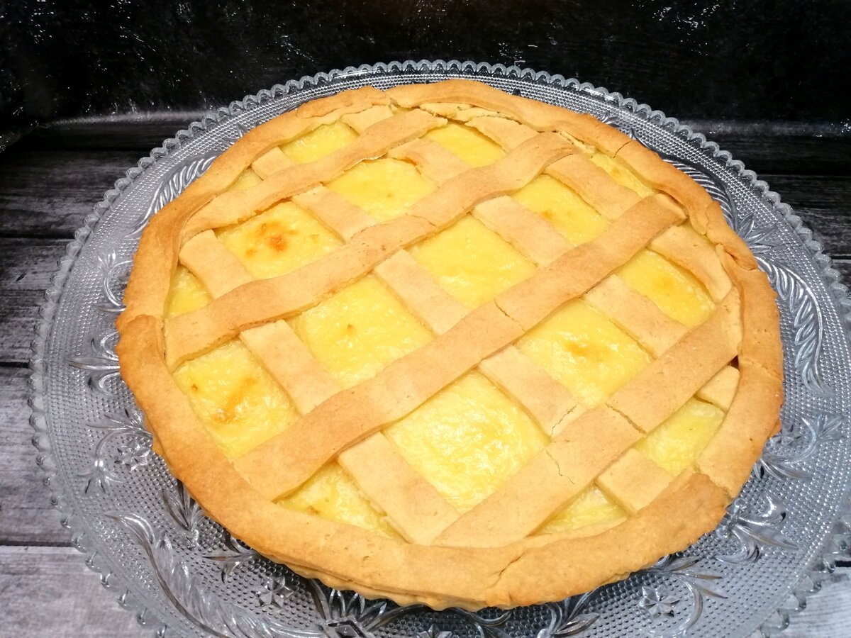 Песочный легкий пирог