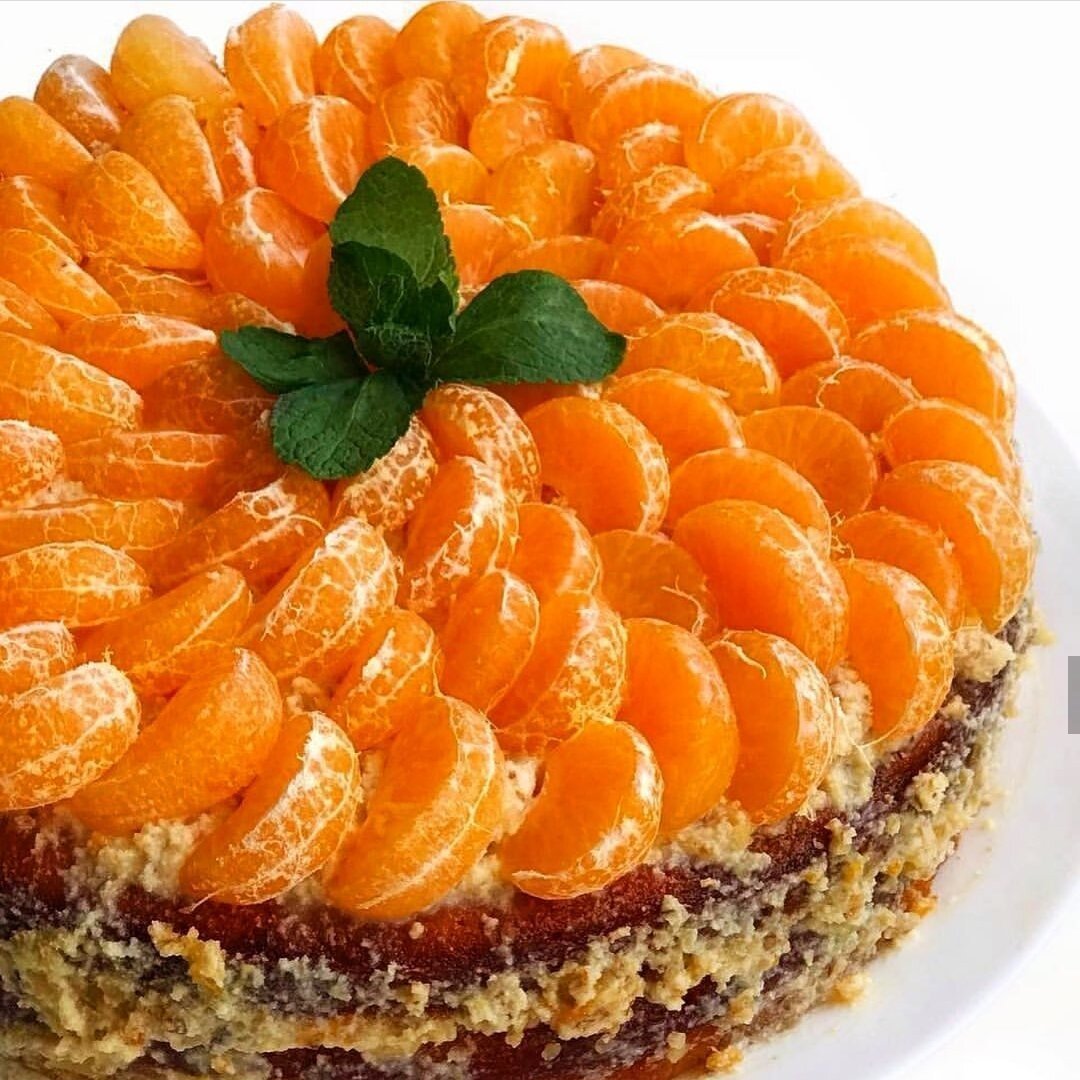 Мандариновый пирог