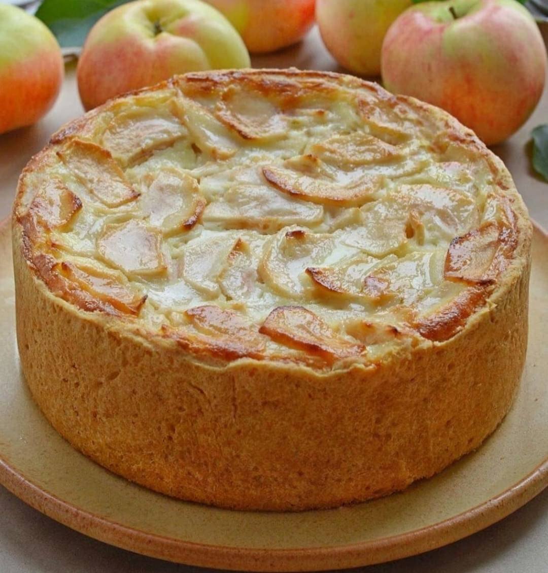 Шарлотка с яблоками Юлии Высоцкой