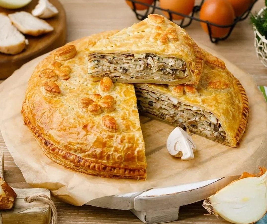 Курник булочка