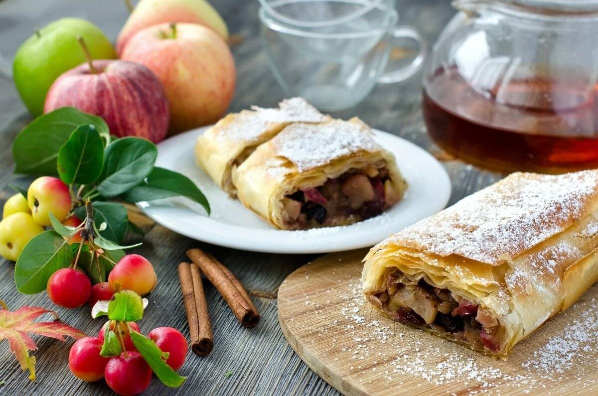 Яблочный штрудель (Apfelstrudel)