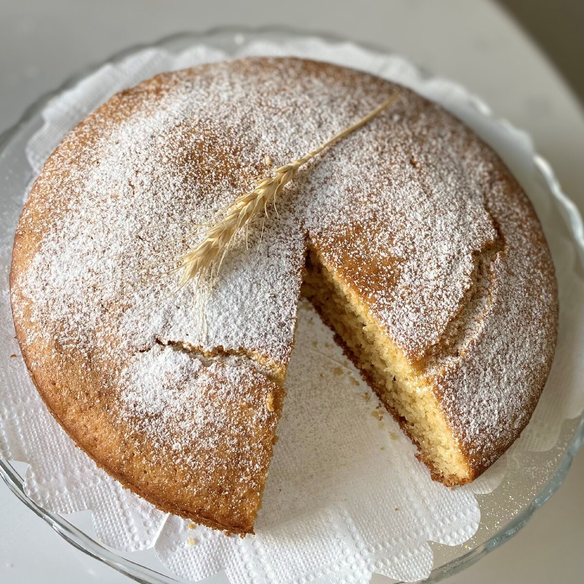 Апельсиновый тарт с миндальной мукой и маскорпоне