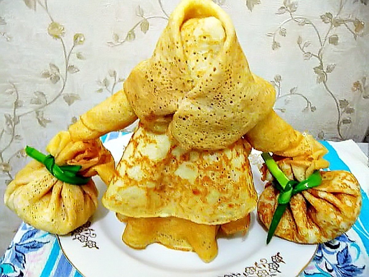 Фигурки из блинов