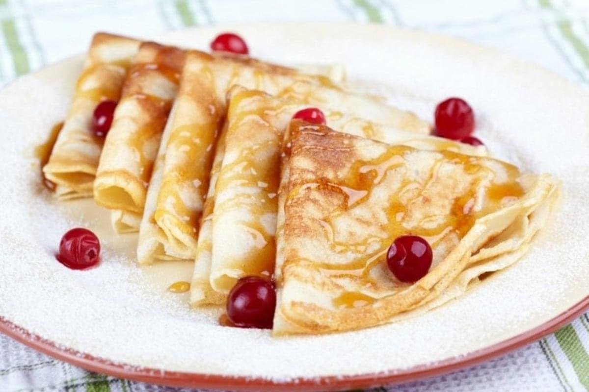 Блинчики с джемом