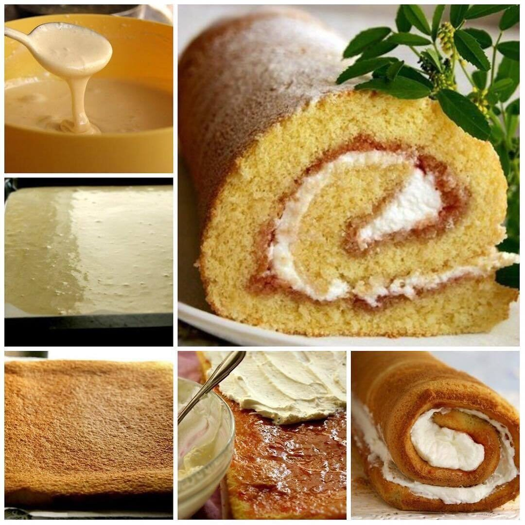 Шоколадный меренговый рулет
