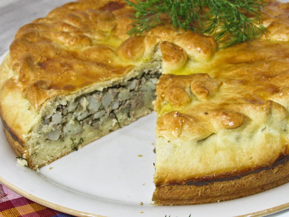 Пирог капустник заливной